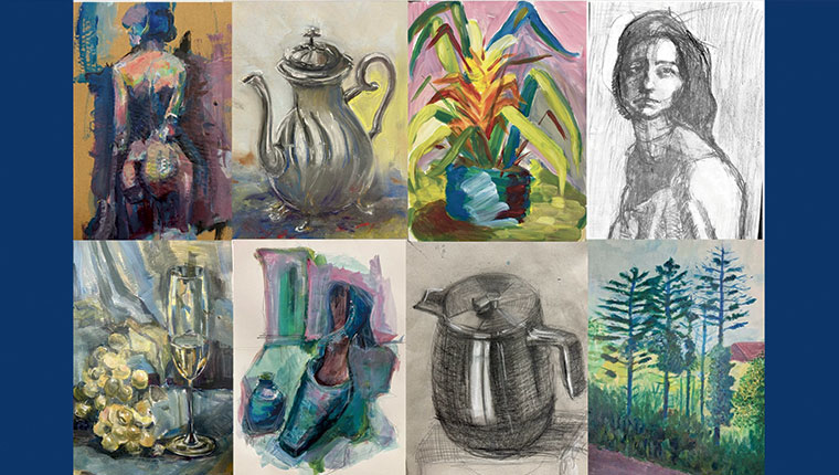 Collage af Xenia Michaelsen billeder